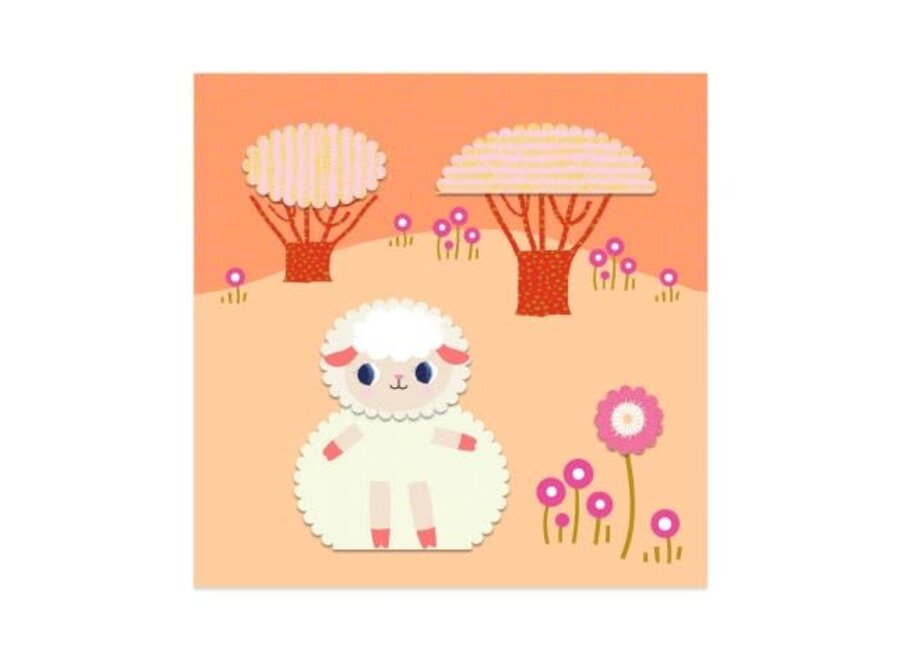 Knutselset papier met kartelrand