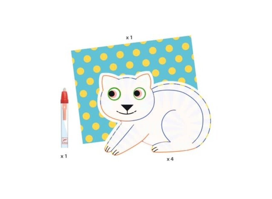 Kleuren - Waterkleuren dieren
