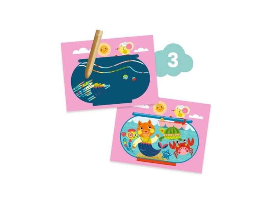 Knutselpakket (6 activiteiten) - Kat en zijn vrienden