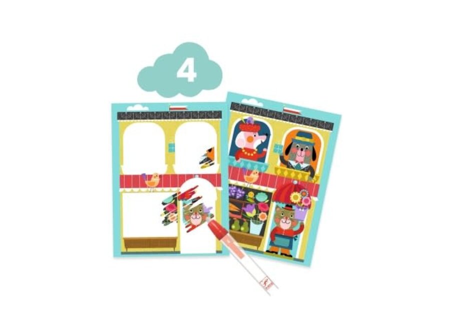 Knutselpakket (6 activiteiten) - Kat en zijn vrienden