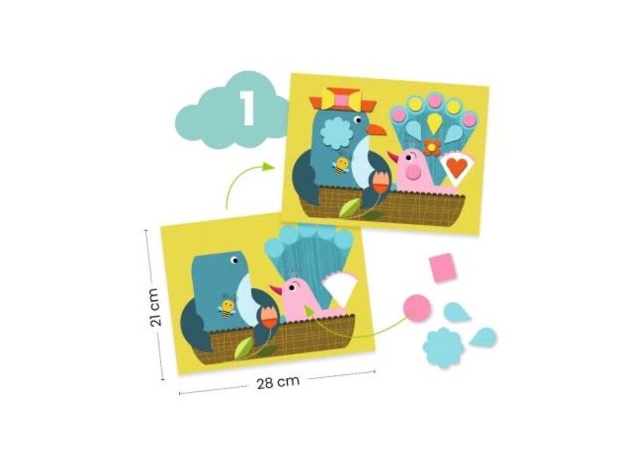 Knutselpakket (6 activiteiten) - Kat en zijn vrienden