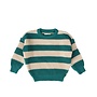 Stripe | Oversized Sweater - Deep lake