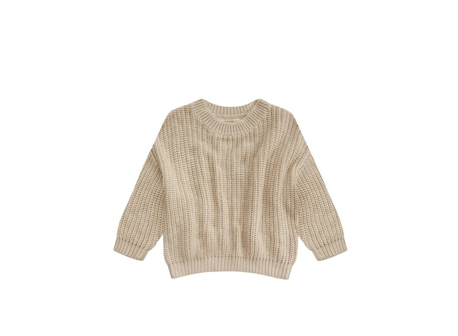 Knit | Oversized  Sweater - Sand