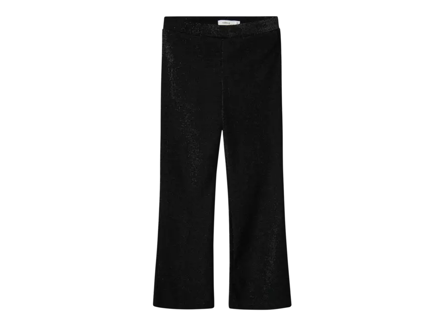 Bootcut pant Roisin - Glitter black