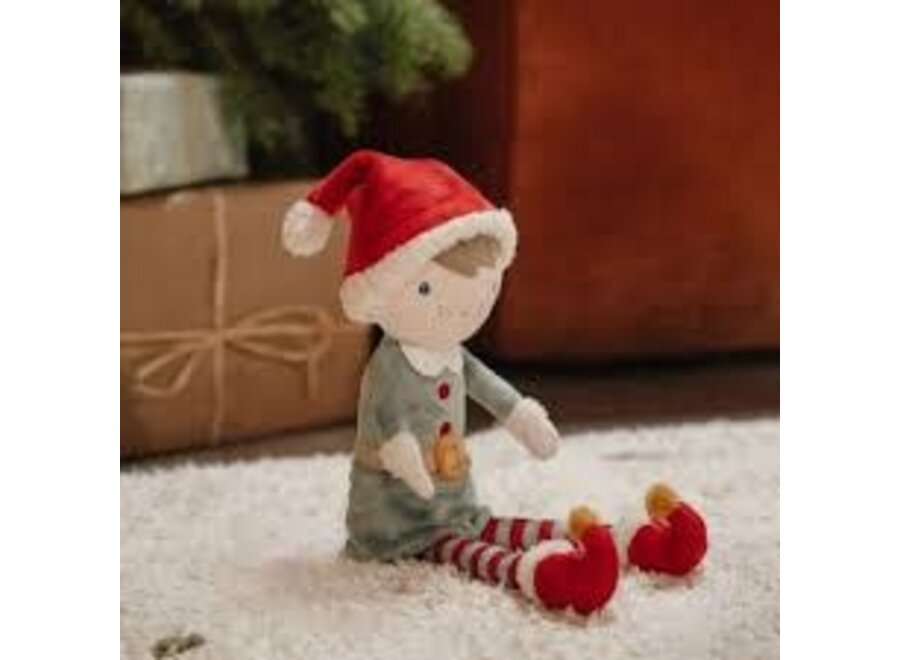 Knuffelpop Kerst Jim 35 cm