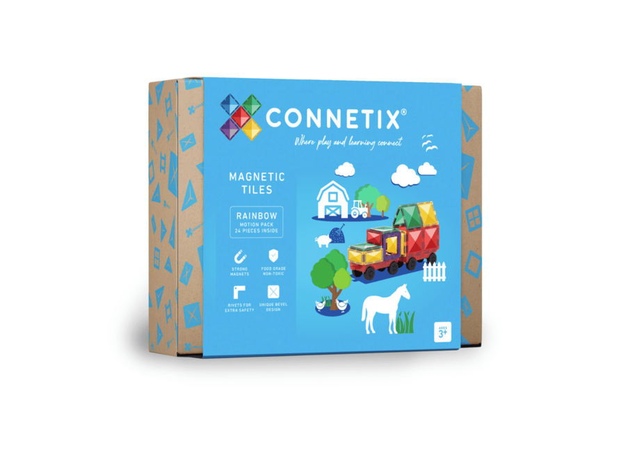 Rainbow Motion Pack 24 pc - Magnetisch speelgoed