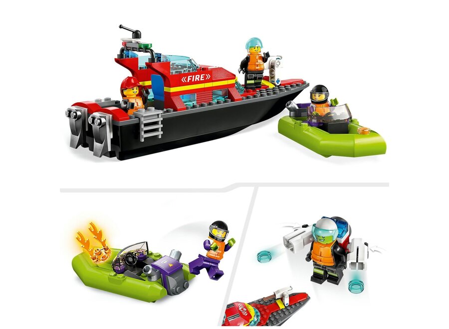 Lego - City Brandweerboot