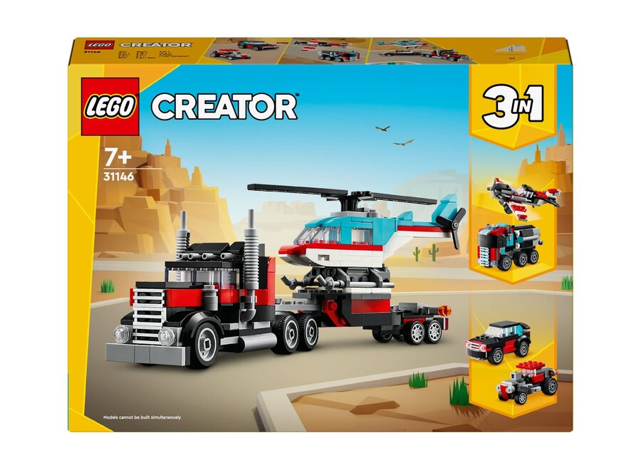 Lego - Creator Truck met helikopter