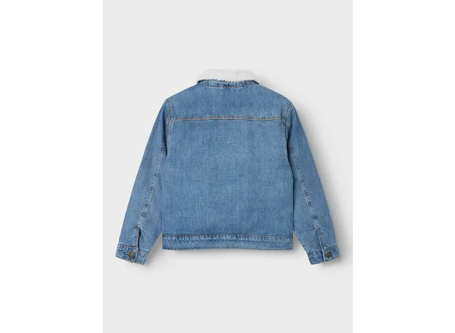 Spijkerjas teddy - Medium blue denim
