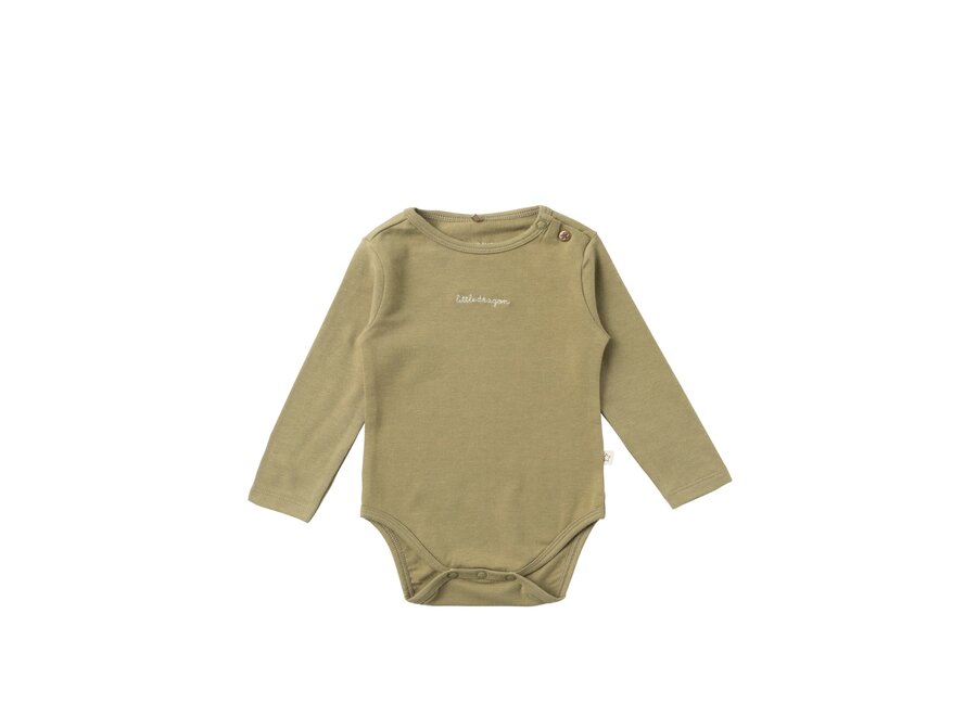 Solid | Fitted Romper dried herb