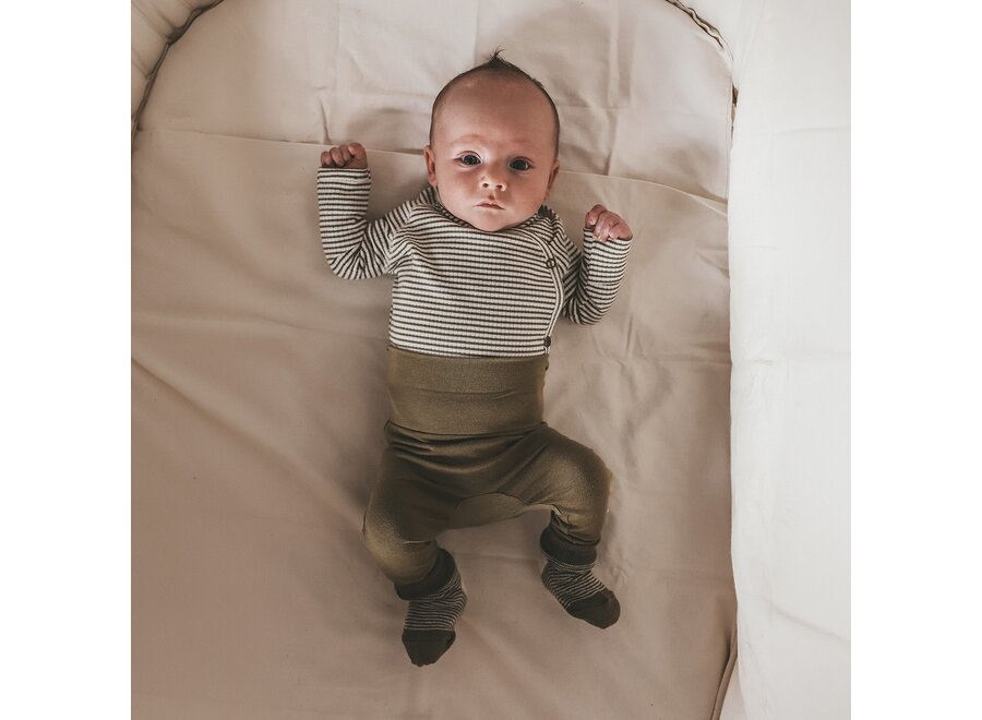 Solid | Fitted Pants dried herb