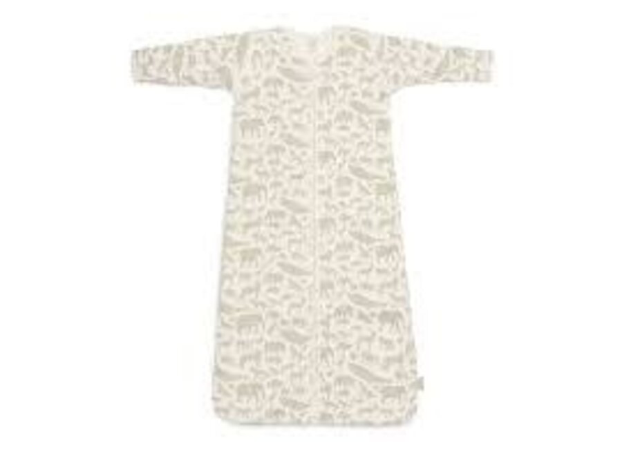 Slaapzak Met afritsbare mouw 90cm Animals Olive Green