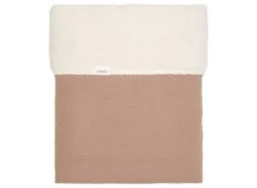 Wiegdeken teddy Faro  caffe, 75x100