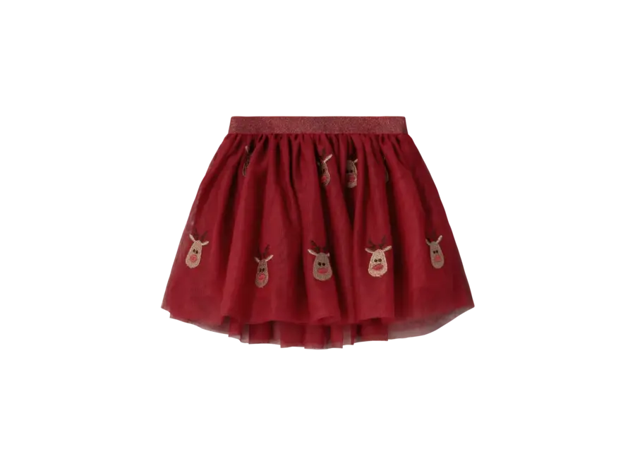 VEROSS TULLE SKIRT jester red