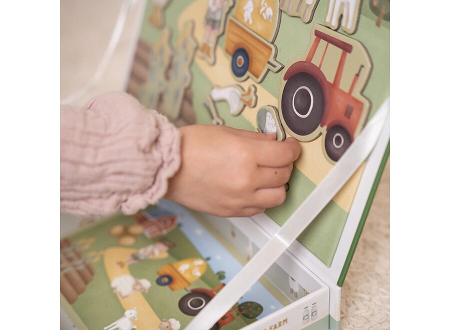 Magnetisch speelbord Little Farm FSC