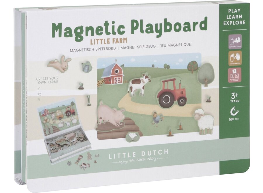 Magnetisch speelbord Little Farm FSC