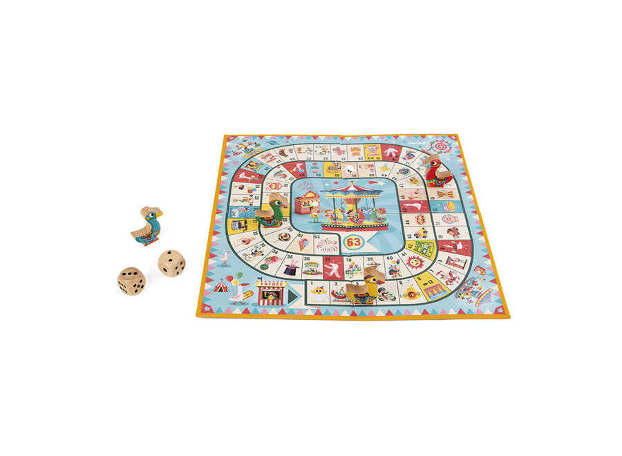 Janod Spel – Carrousel ganzenbord