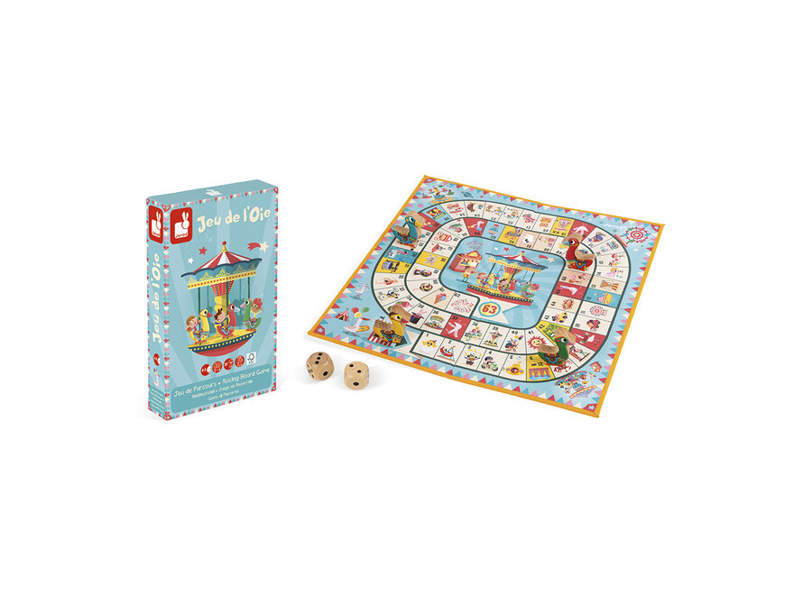Janod Spel – Carrousel ganzenbord