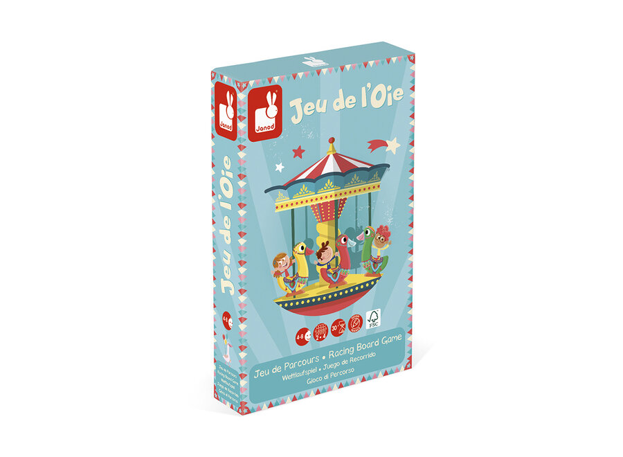 Janod Spel – Carrousel ganzenbord