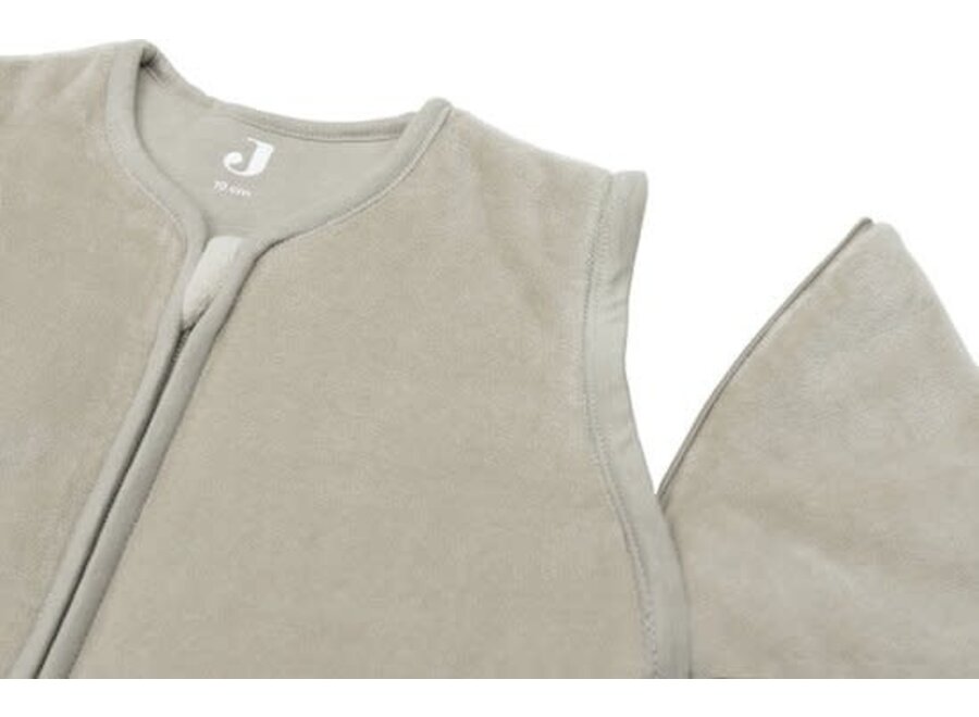 Slaapzak Met afritsbare mouw 70cm Velvet Olive Green