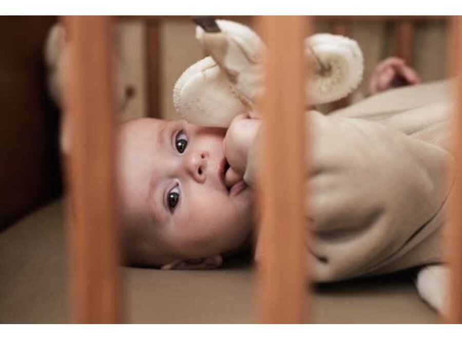 Slaapzak Met afritsbare mouw 70cm Velvet Olive Green