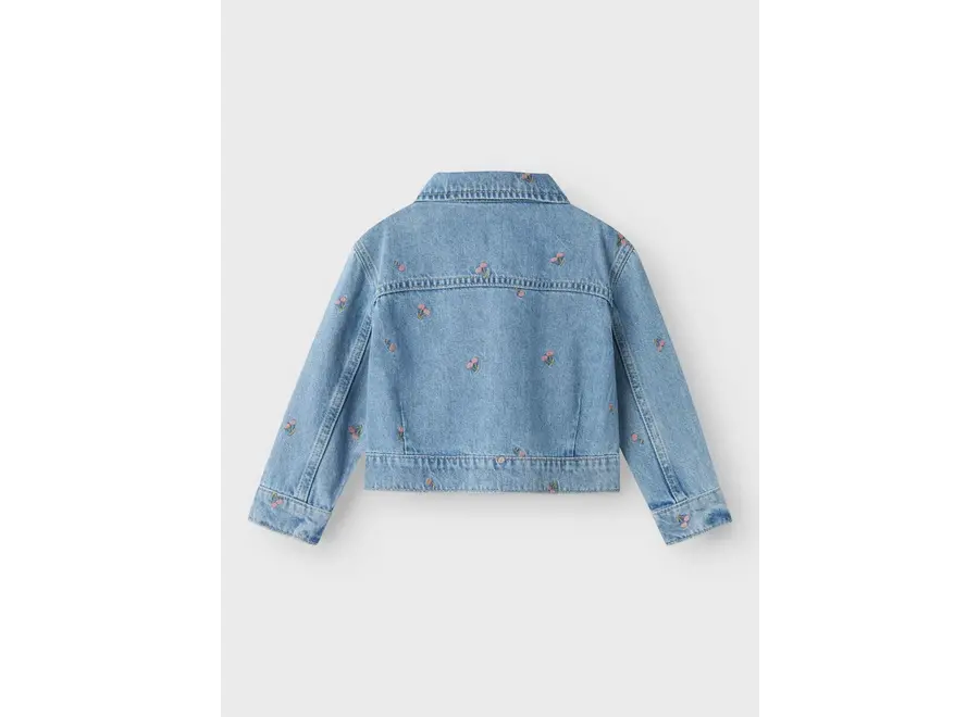 Spijkerjasje Piper - Light blue denim kersje