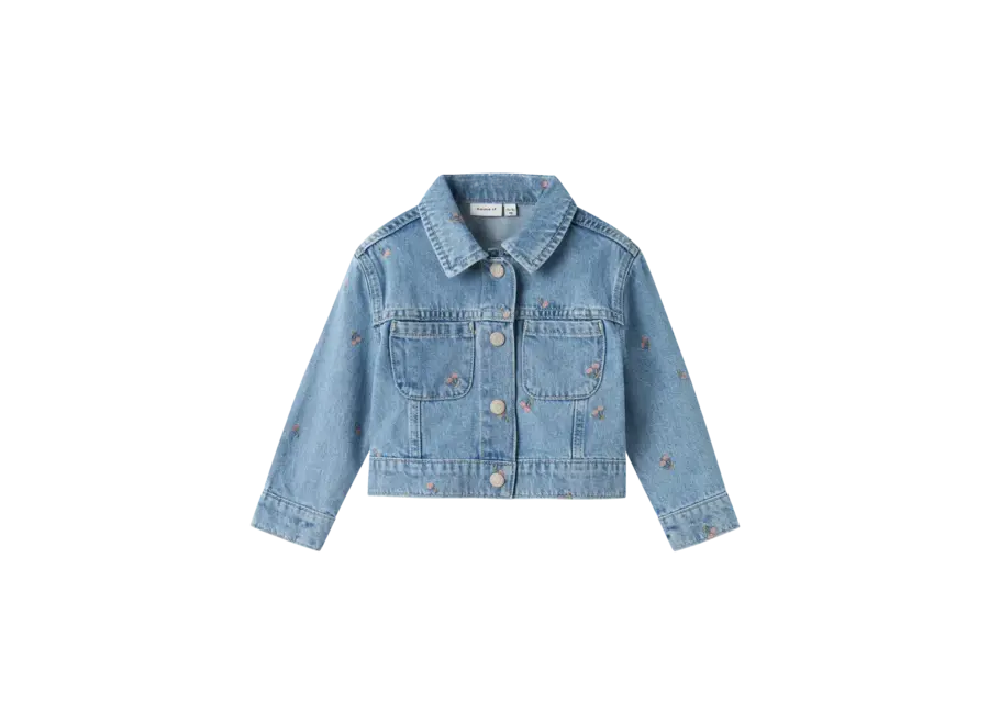 Spijkerjasje Piper - Light blue denim kersje