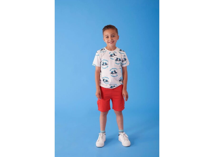T-shirt AOP - The Good Life off white