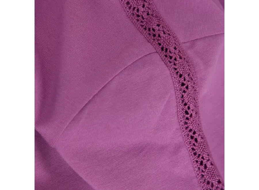 T-shirt Fancy Lace - Cherry Purple