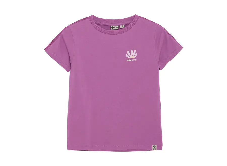 T-shirt Fancy Lace - Cherry Purple