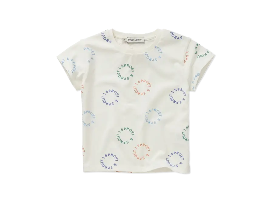 T-shirt sproet print - Off white