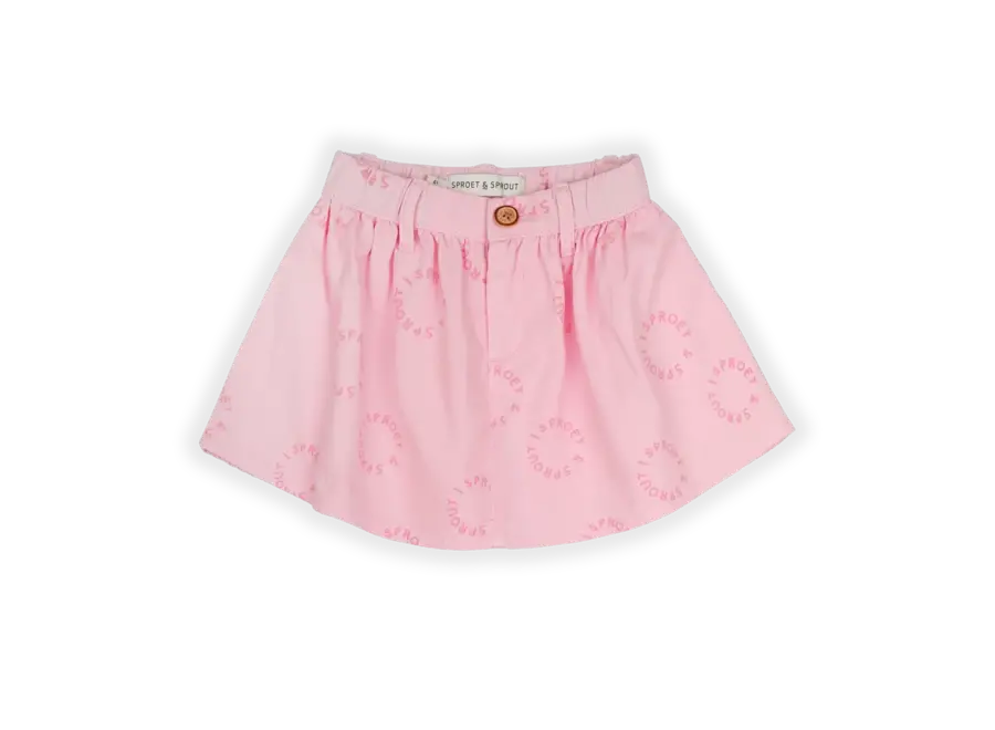 Denim skirt sproet print - Summer sorbet