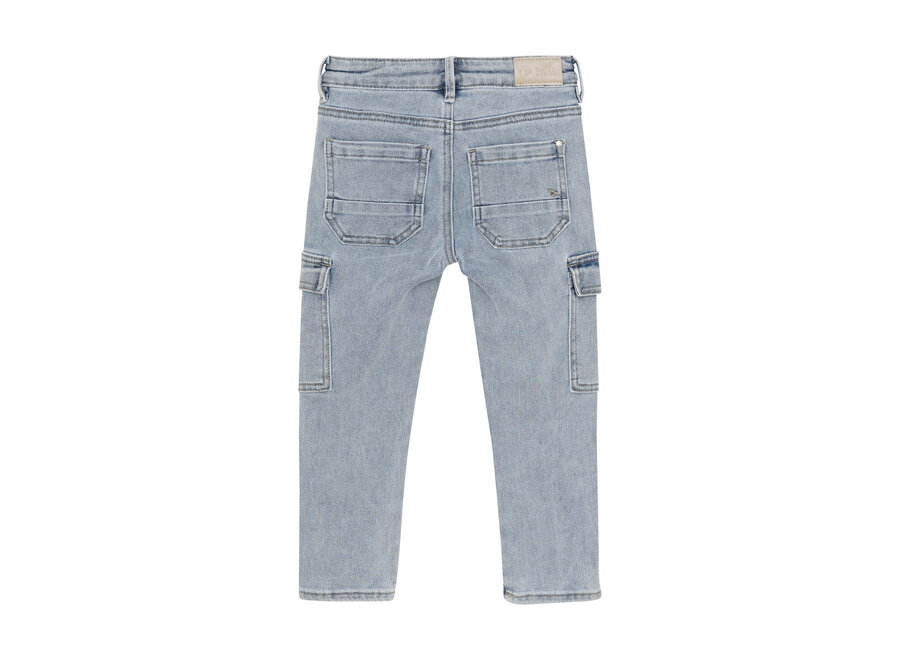 Straight Cargo Jeans - Used medium denim | 2600