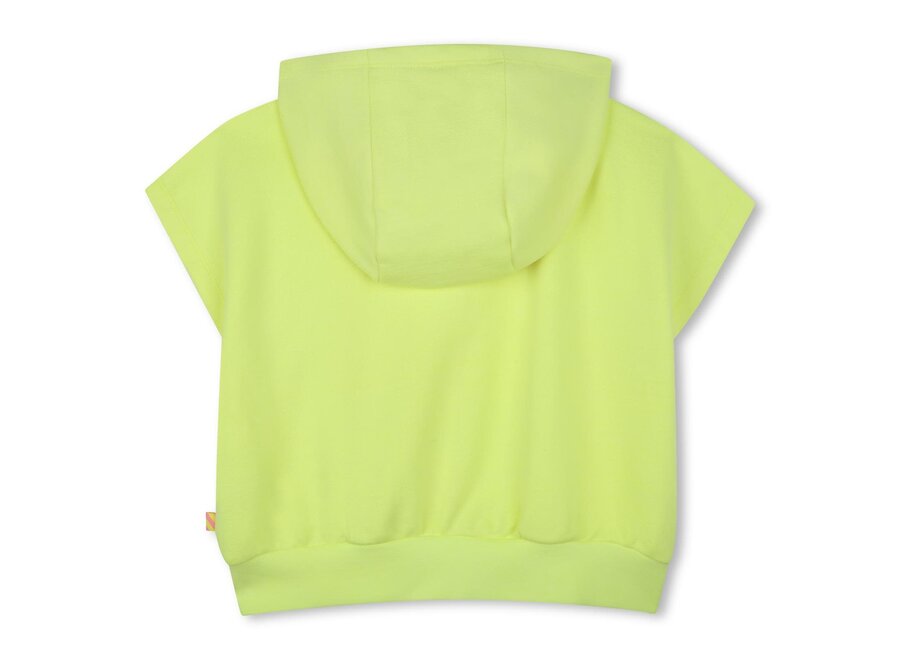 French terry sweater yellow