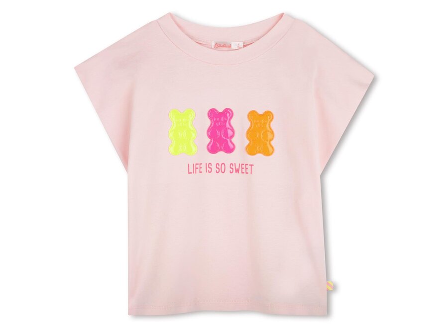 Jersey tee-shirt, short sleeves pink