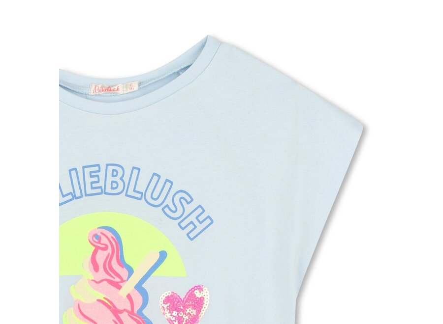 Jersey tee-shirt, short sleeves blue