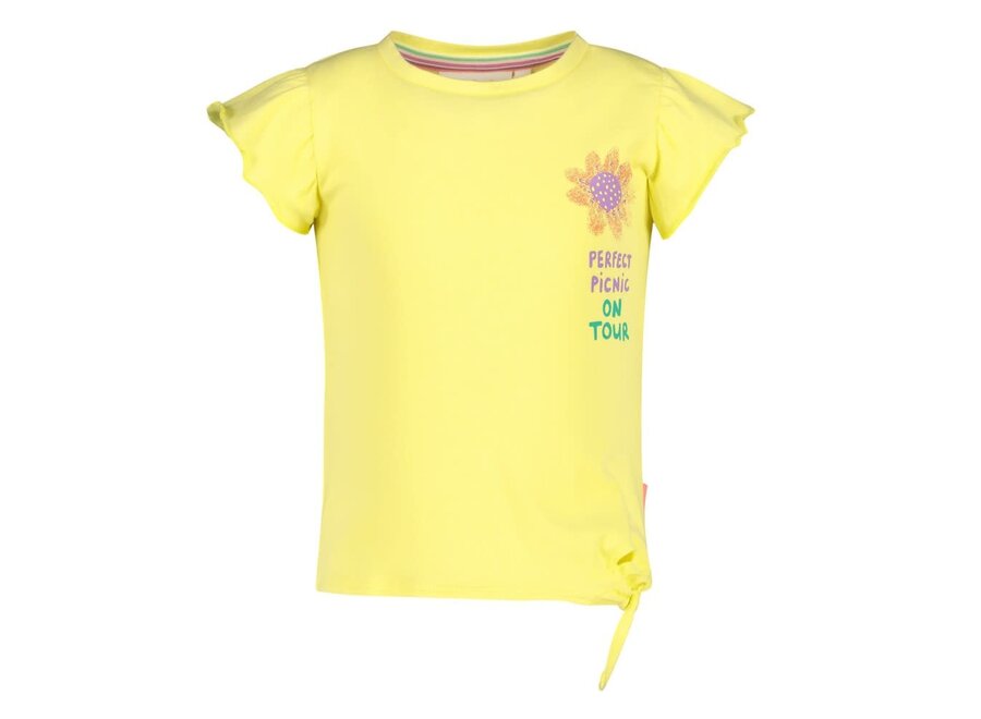 T-shirt - Picknick Perfect Geel