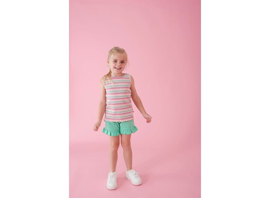 Short broderie - Picknick Perfect groen