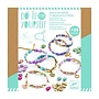 Knutselpakket armbandjes maken papieren kralen - stijlvol/goud