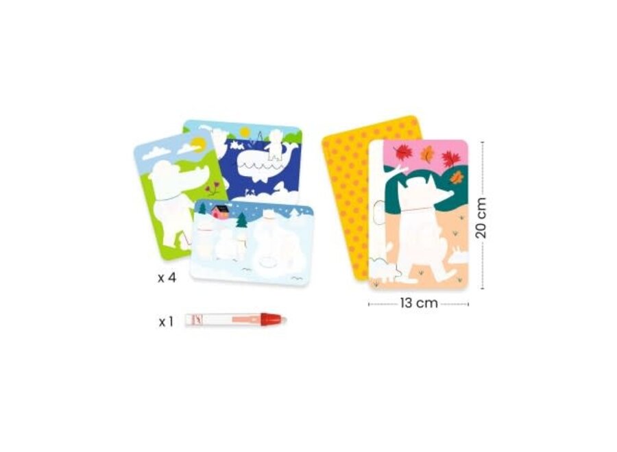 Magisch waterkleuren - 4 seizoenen