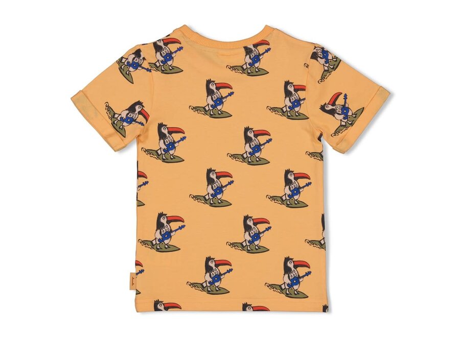 T-shirt AOP - Happy Rio - Perzik