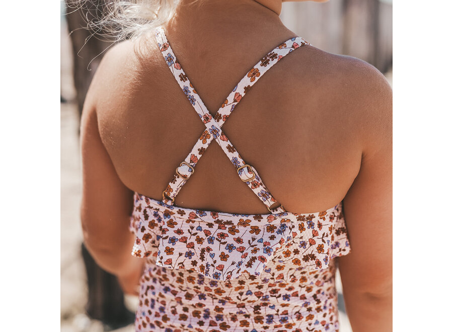 Flower Bud | Swimsuit - Shortbread