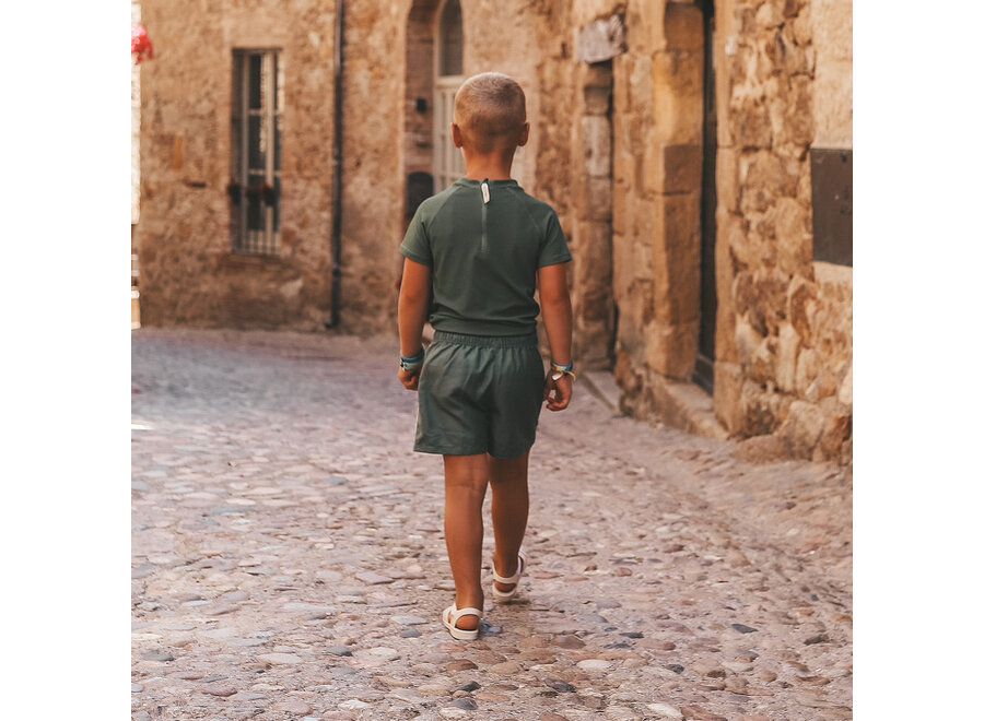 Solid | Swim Longsleeve - Bronze Green