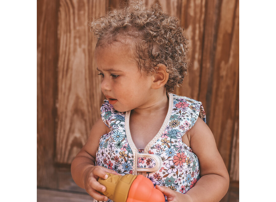 Sparkly Fleurs | Floating Vest - Multi Color