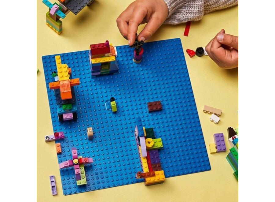 Bouwplaat Lego Blauw