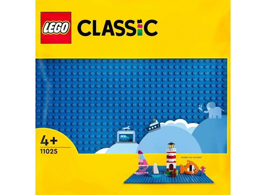 Bouwplaat Lego Blauw