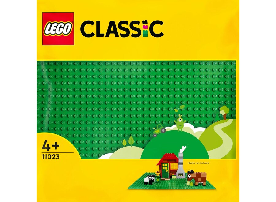 Bouwplaat lego - Groen
