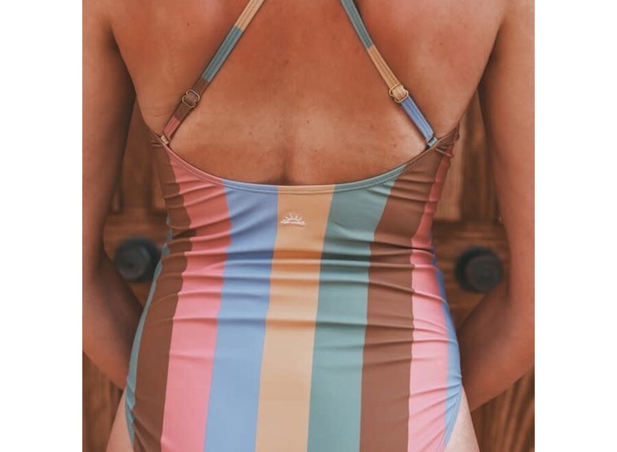 Multi Stripe |  Swimsuit Women