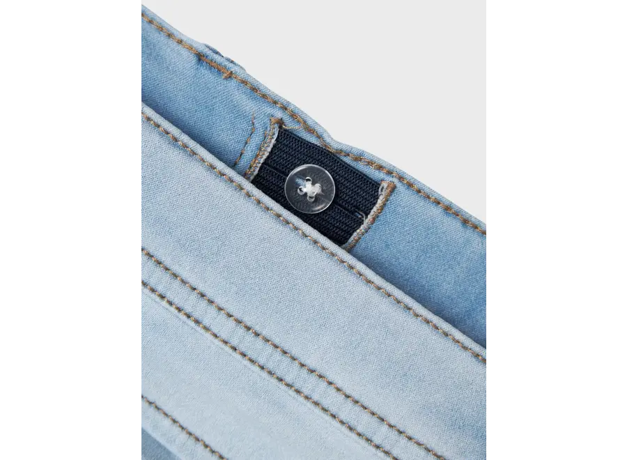 Theo denim shorts - Light blue denim