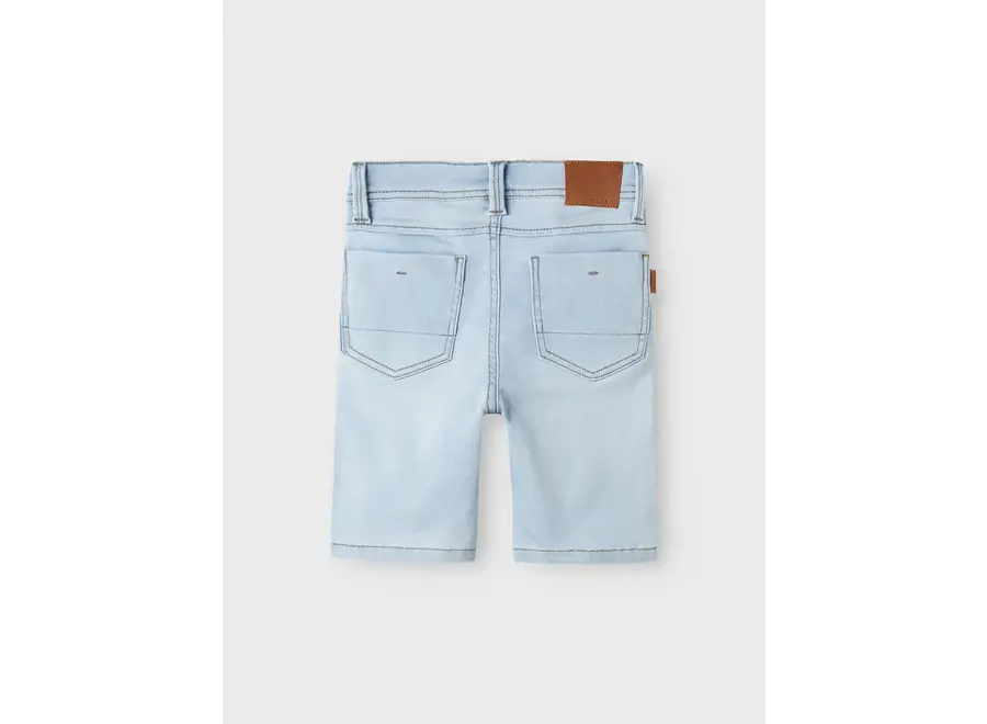 Theo denim shorts - Light blue denim